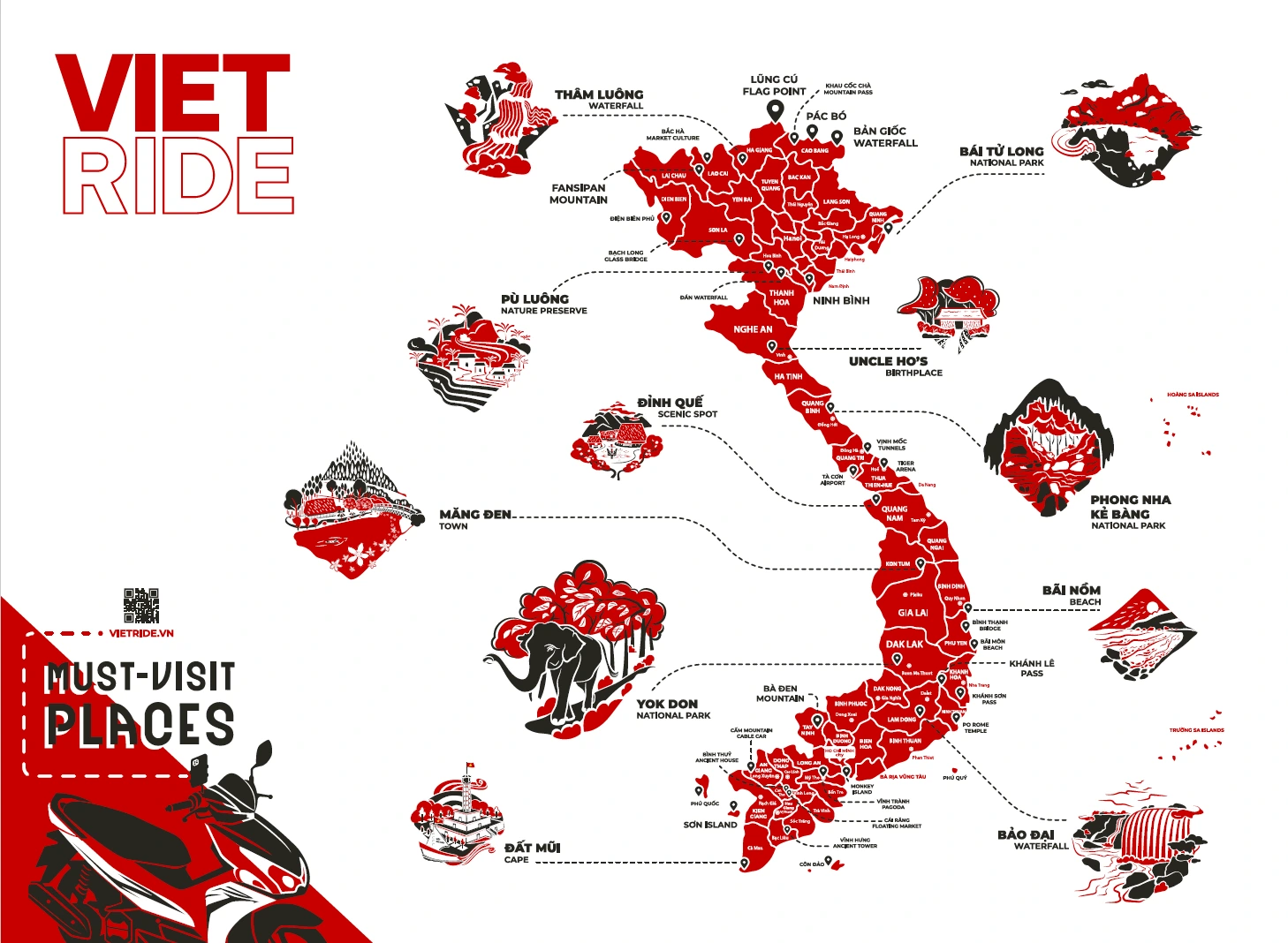 VietRide Vietnam Map